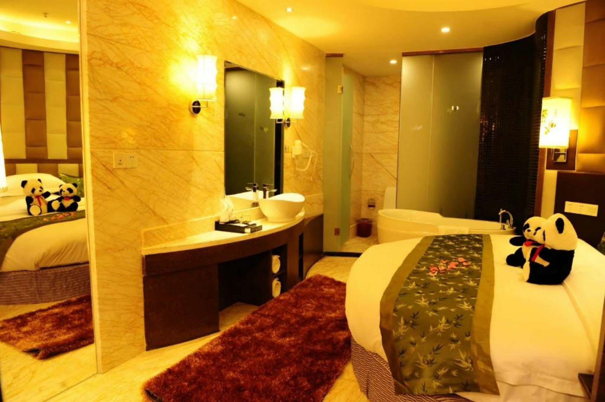 Chengdu Panda Prince Culture Hotel Exterior foto